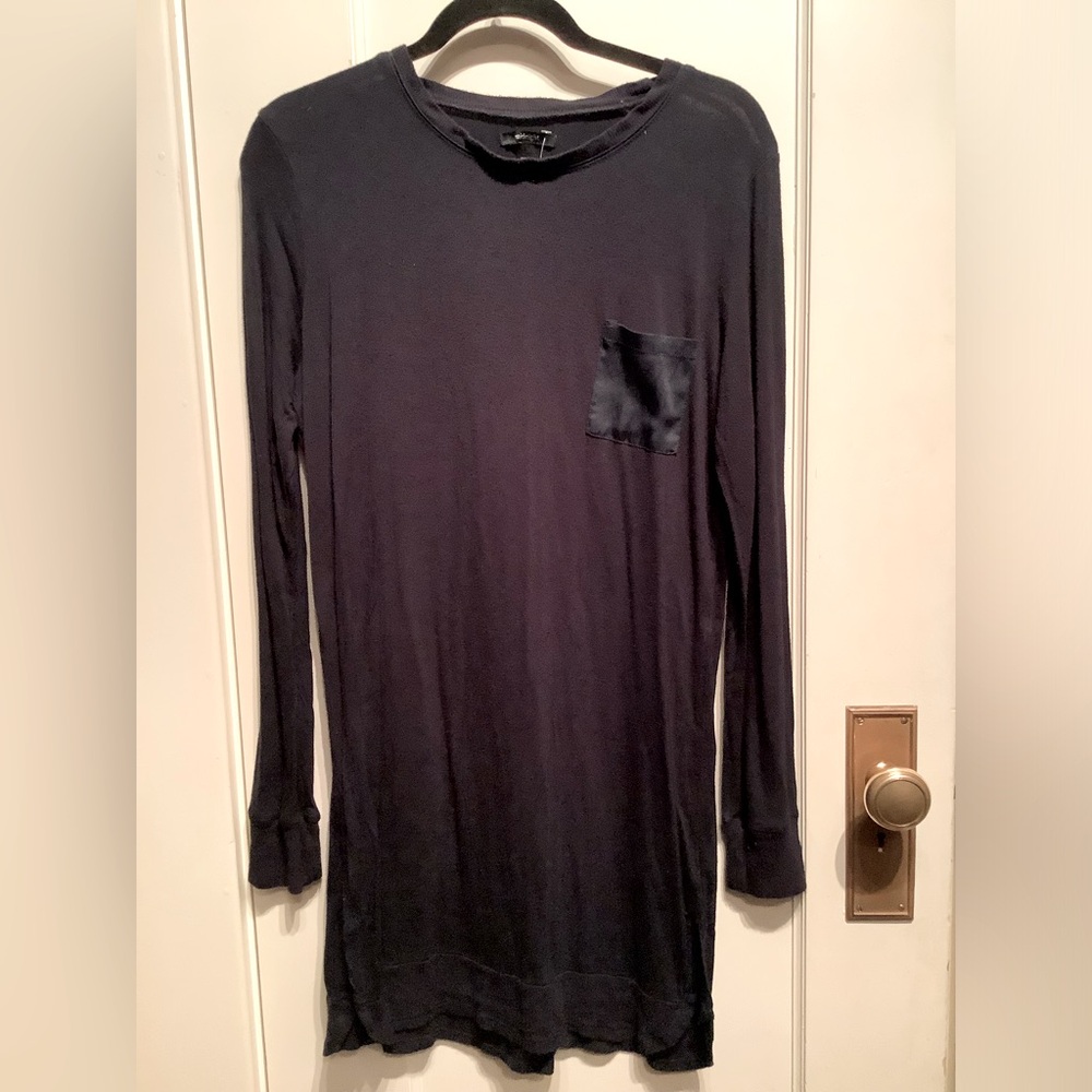 Black Long Sleeve Sweater Dress